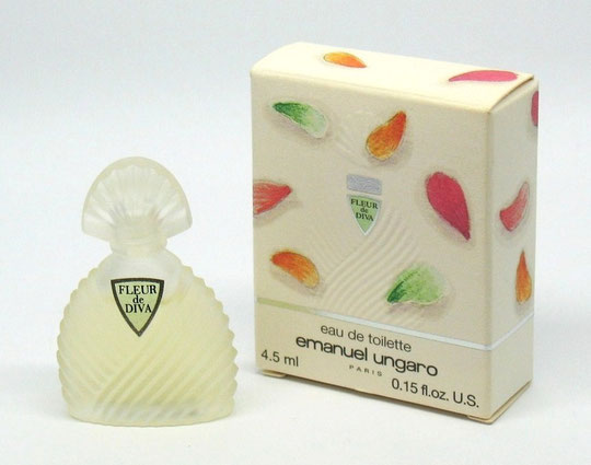 FLEUR DE DIVA - EAU DE TOILETTE 4,5 ML - MINIATURE EN VERRE DEPOLI