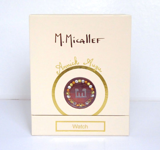 FRAGRANCE WATCH - COFFRET MARQUE AVEC MES NOM ET PRENOM