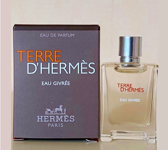 2022 - TERRE D'HERMES EAU GIVREE : EAU DE PARFUM  7,5 ML