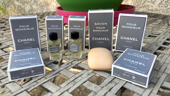 MONSIEUR CHANEL - ENSEMBLE D'ECHANTILLONS