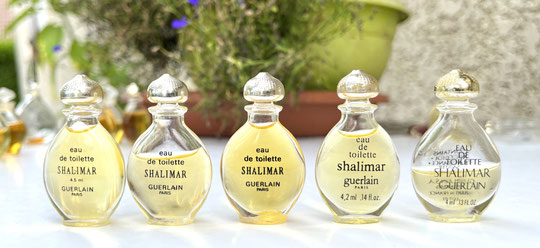 GUERLAIN - 5 FLACONS GOUTTE POUR SHALIMAR