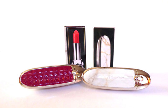 GUERLAIN - DEUX ROUGES A LEVRES AVEC LEURS COQUES