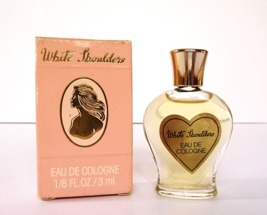 EVYAN - MINIATURE WHITE SHOULDERS, EAU DE COLOGNE AVEC SA BOÎTE
