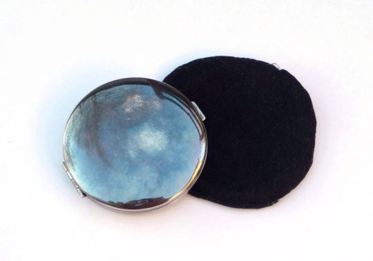 DOUBLE MIROIR : DESSUS LAQUE AUX COULEURS PASTEL