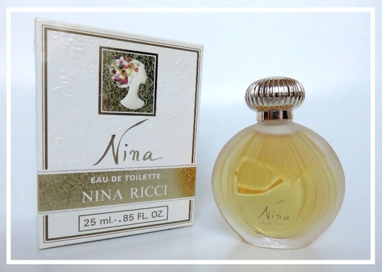 NINA - EAU DE TOILETTE 25 ML - BOÎTE AVEC TÊTE DE FEMME