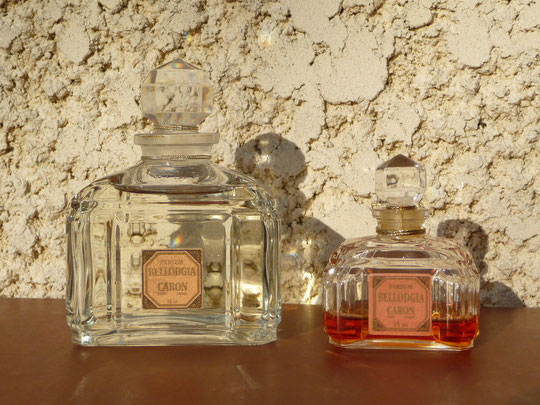 1929 et     : BELLOGIA : EAU DE TOILETTE et PARFUM - FLACONS CRISTAL
