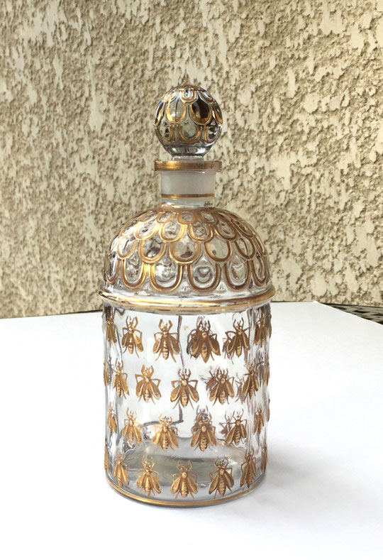 FLACON ABEILLES DOREES - VU DE DOS