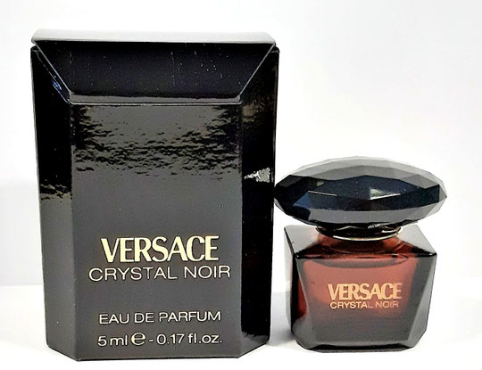 VERSACE : CRYSTAL NOIR - EAU DE TOILETTE 5 ML - PRESENTATION DANS BEL ECRIN