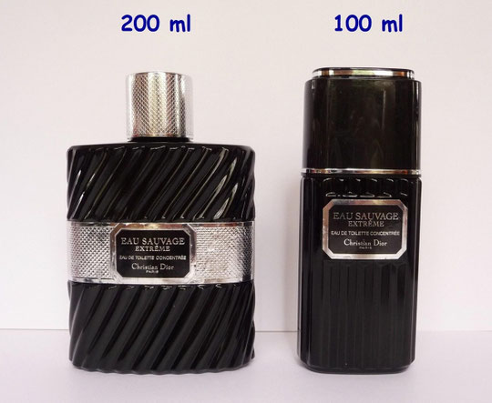 EAU SAUVAGE EXTRÊME - 2 FLACONS VAPORISATEURS EAU DE TOILETTE CONCENTREE
