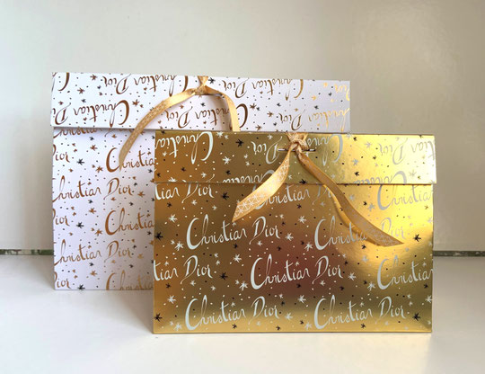 DIOR - NOËL 2020 - POCHETTES CADEAUX A SOUFFLET, DIOR - OFFERTES PAR MA PARFUMERIE