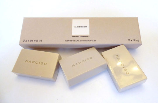 NARCISO RODRIGUEZ - NARCISO, COFFRET DE 3 SAVONS DE VOYAGE PARFUMES