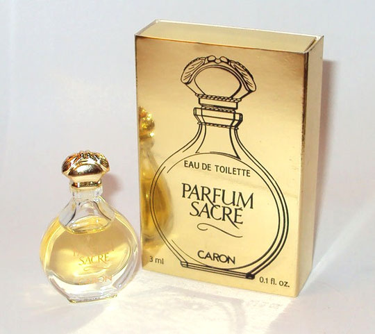 PARFUM SACRE - EAU DE TOILETTE 3 ML : MINIATURE EN VERRE TRANSPARENT