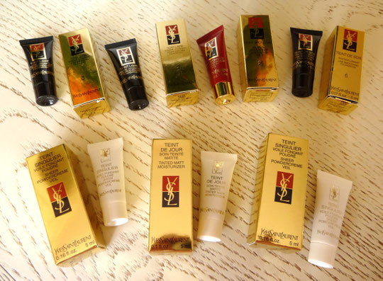 YSL - DIFFERENTS ECHANTILLONS OFFERTS EN PARFUMERIE