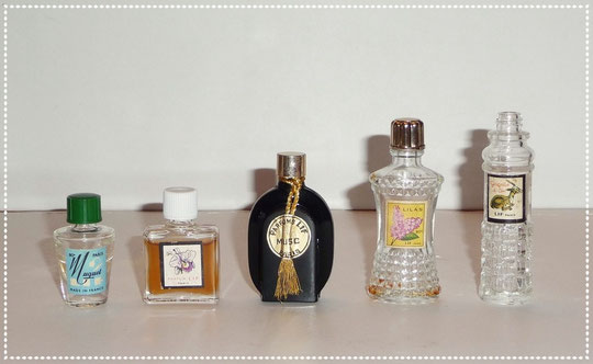 LIF PARFUMS : 5 MINIATURES DIFFERENTES