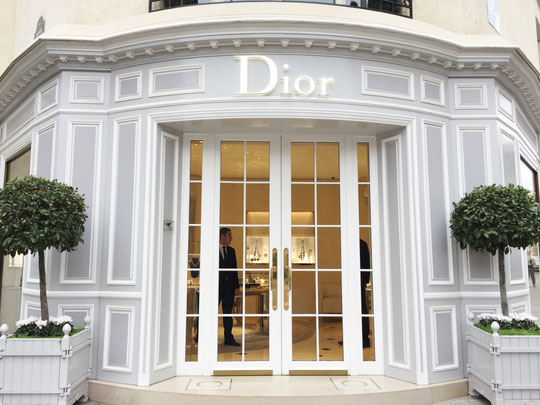 BOUTIQUE DIOR SITUEE AVENUE MONTAIGNE - PHOTO ANNICK AUGU