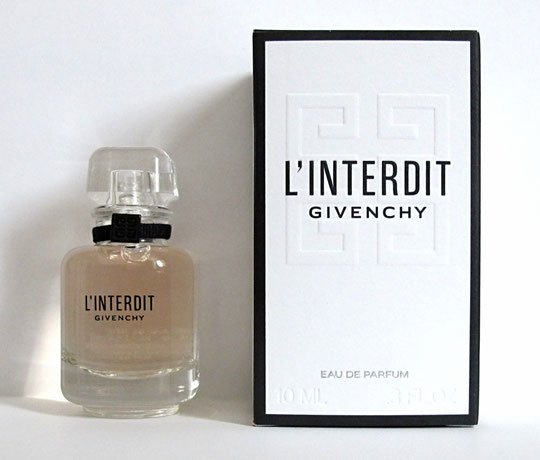 2018 - L'INTERDIT : EAU DE PARFUM 10 ML - NOUVELLE VERSION DE L'INTERDIT