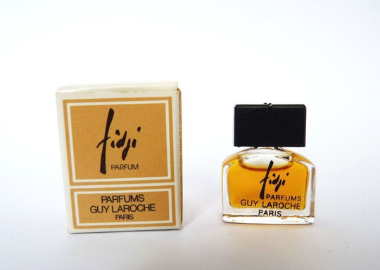 3)  FIDIJI : PARFUM - PETITE MINIATURE ANCIENNE, DIFFERENTE DES AUTRES PRESENTEES CI-DESSUS
