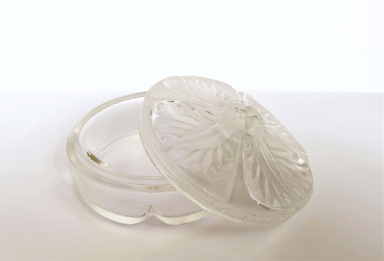 COTY - BOÎTE A CREME PARFUMEE "CLEMATITE" : CREEE EN 1911 PAR RENE LALIQUE