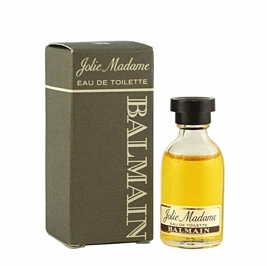 JOLIE MADAME - EAU DE TOILETTE AVEC BOUCHON "DISQUE" MARRON