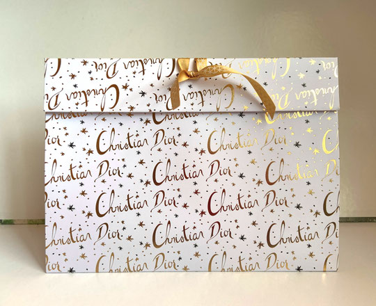 DIOR - NOËL 2020 - POCHETTE CADEAU BLANCHE : OFFERTE PAR MA PARFUMERIE HABITUELLE