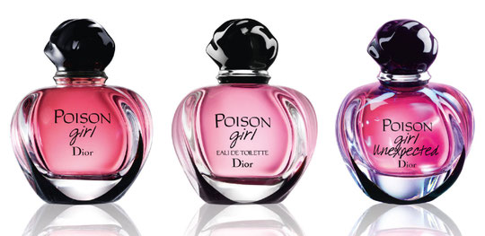 POISON GIRL : LES 3 VERSIONS : POISON GIRL EAU DE PARFUM, POISON GIRL EAU DE TOILETTE ET POISON GIRL UNEXPECTED (PAS ENCORE SORTI)