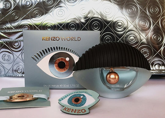 2016 - KENZO WORD - FLACON VAPORISATEUR EAU DE PARFUM 50 ML PRESENTE AVEC DIVERS OBJETS PUBLICITAIRES
