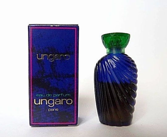 UNGARO - MINIATURE EAU DE PARFUM, AVEC BOUCHON EN PLASTIQUE  VERT