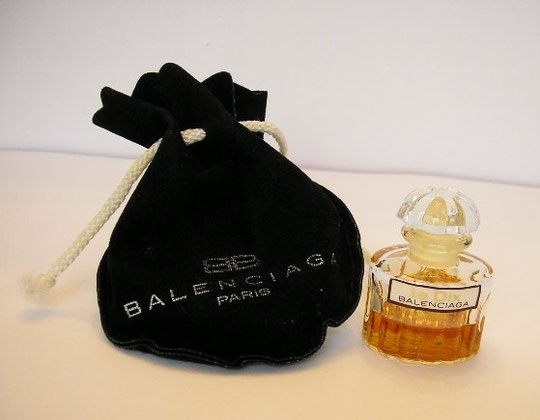 BALENCIAGA - LE DIX PARFUM AVEC ETIQUETTE BLANCHE, DANS POCHON NOIR