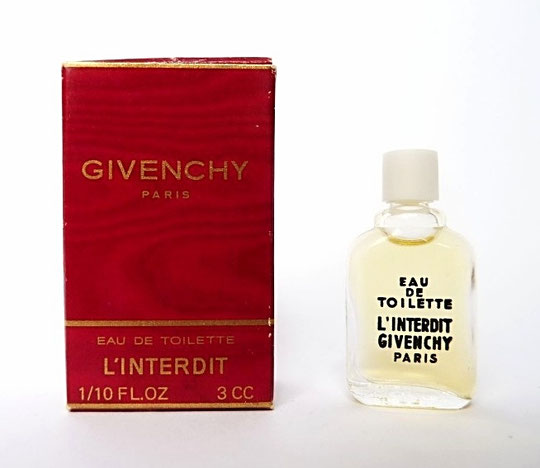 L'INTERDIT - EAU DE TOILETTE 3 CC - MINIATURE ANCIENNE