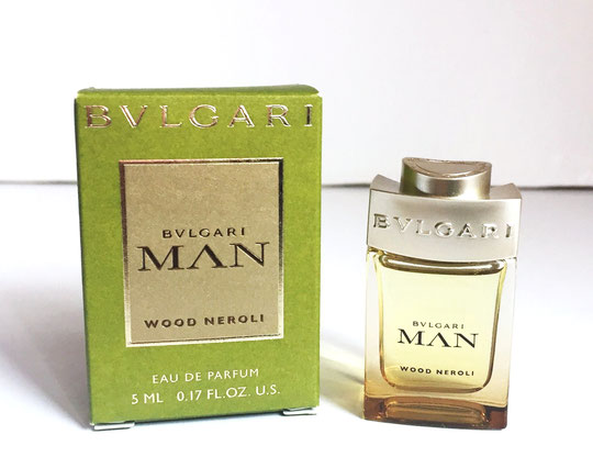 2022 -  BVLGARI MAN WOOD NEROLI : EAU DE PARFUM 5 ML