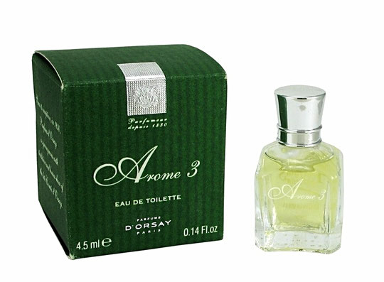 D'ORSAY - AROME 3, EAU DE TOILETTE 4,5 ML - BOÎTE VERTE