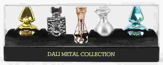 8) COFFRET DALI METAL COLLECTION AVEC 5 MINIATURES DIFFERENTES