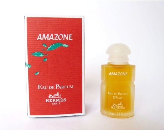 AMAZONE - EAU DE PARFUM 7 ML - MINIATURE EN VERRE DEPOLI