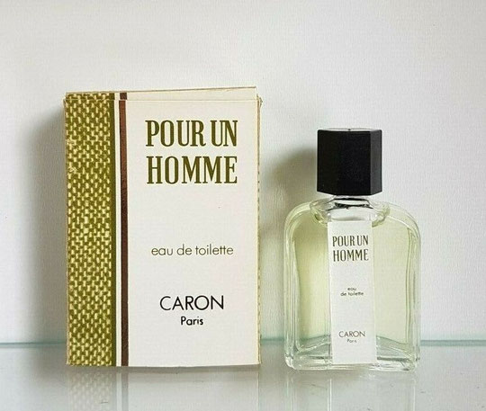 POUR UN HOMME DE CARON - EAU DE TOILETTE POUR HOMME - ANCIENNE MINIATURE