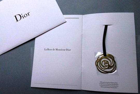 DIOR - LA ROSE DE MONSIEUR DIOR : PRESENTEE SUR CERAMIQUE