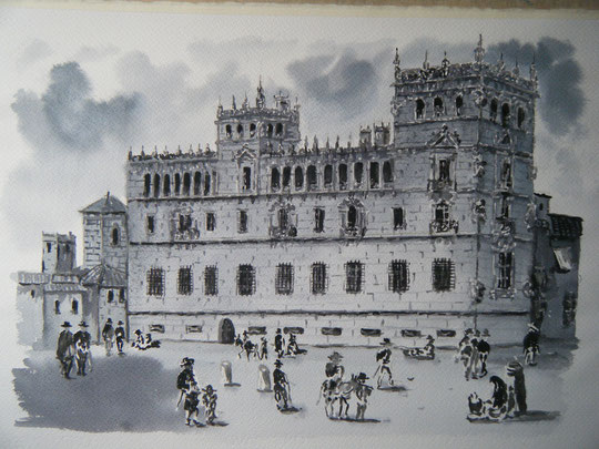 Salamanca, Palacio de Monterrey. ( Aguada ) P. Privada.