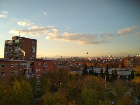 ¡ Atardecer ! Desde la misma ventana. F. Merche. P. Privada.