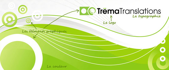 Identité visuelle Trëma Translations
