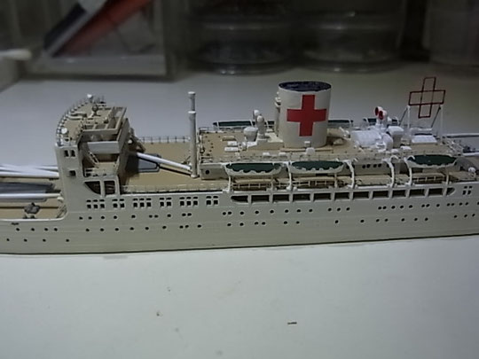 特設病院船 氷川丸 - 1/700 艦船モデルとジオラマ、海関連