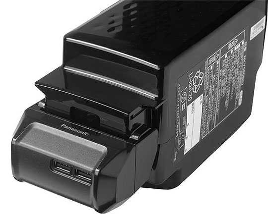 災害時に電動アシスト自転車のバッテリーが非常用電源になる