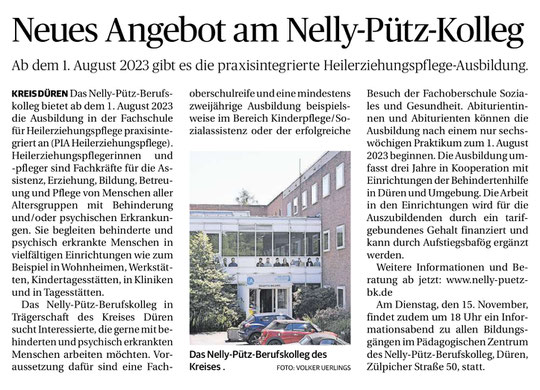 Quelle: Dürener Zeitung vom 24.09.2022