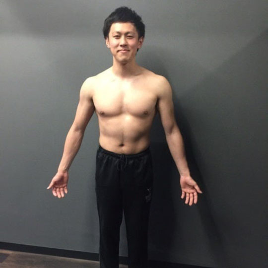 実は私も、昔は体型に悩んでいました（代表・落合の過去の写真です）