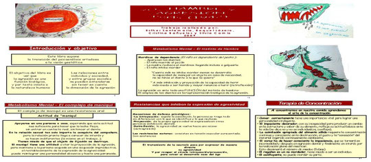 POSTER: AGRESIVIDAD. elaborado por Silvia Camio, Cristina Bañuelos, Esther Santamaría, Raquel Lázaro