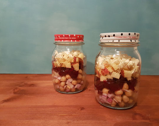 Kichererbsensalat für unterwegs