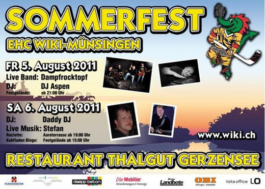 Wiki Sommerfest 2011 Münsingen Gerzensee