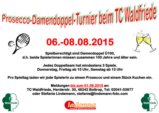 Prosecco-Turnier TC Waldfriede 2015