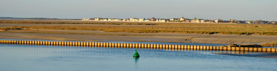 Vue sur Le Crotoy depuis le CKMV Baie des Phoques