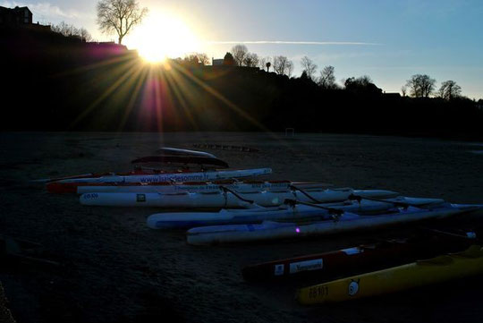 CKMV Baie des Phoques - Coucher de Soleil sur les Pirogues