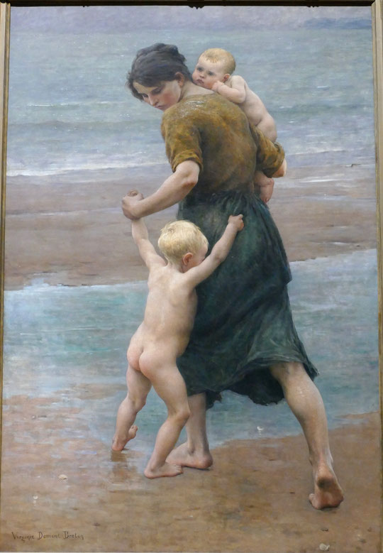 Virginie Demont-Breton (1859-1935) : à l'eau