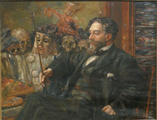 Henry De Groux : Portrait de James Ensor (1907)